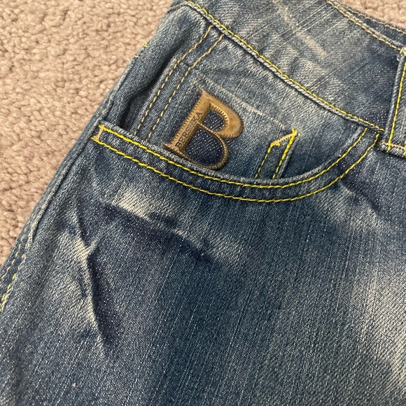 Denim Blue Jean shorts from France. Size 10. - Picture 5 of 5